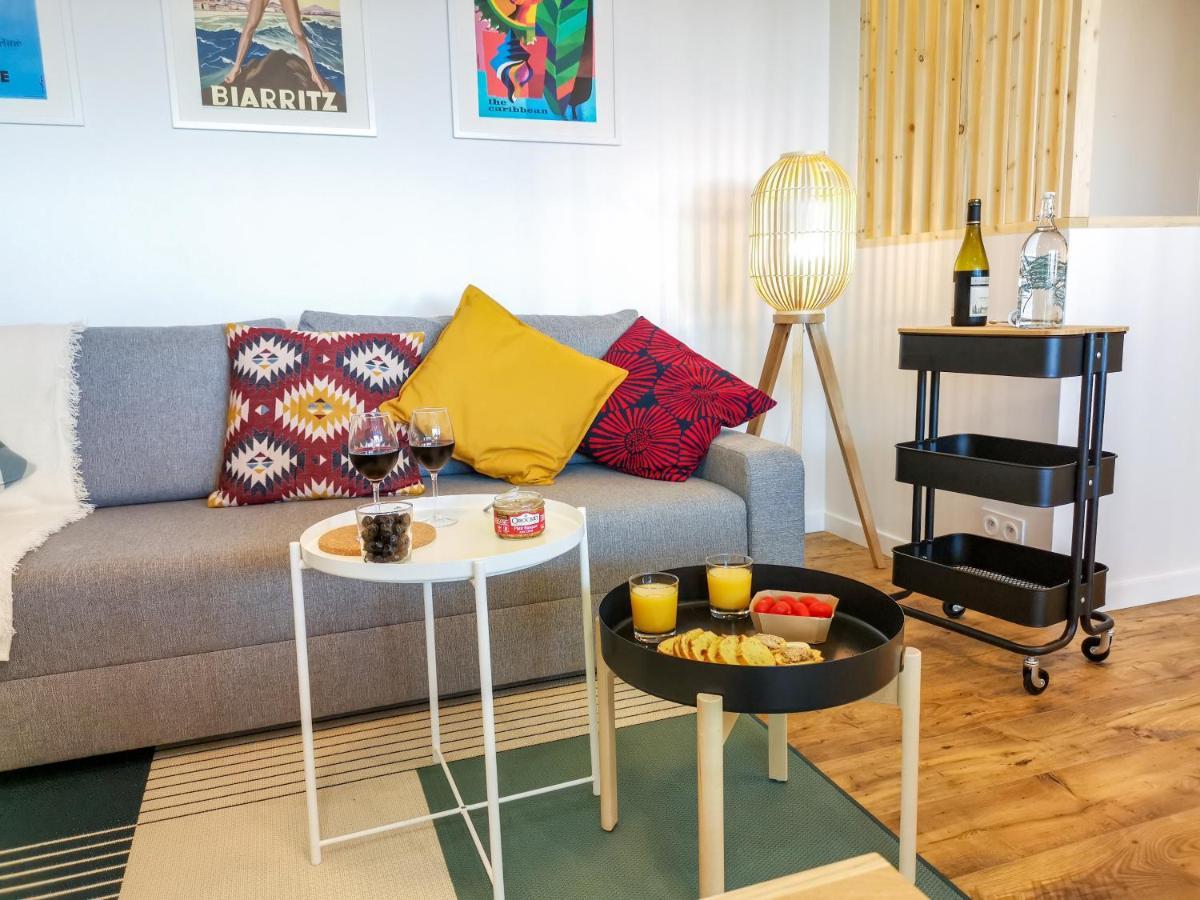 Ilunabarra - Appartement Calme, Vue Mer, Parking - Wifi Ciboure Exterior photo